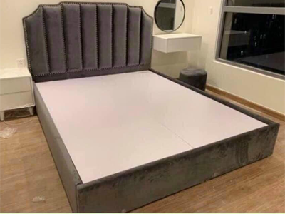 Giường ngủ sofa 160 cm màu ghi