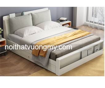 Giường ngủ ngăn kéo 1m6 gỗ mdf màu 2340 