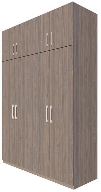 Tủ áo gỗ mdf 2 tầng rộng m6 